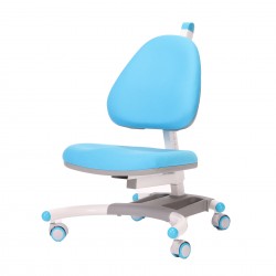 Scaun operational ergonomic, Ergo Tech, reglabil, albastru, pentru copii