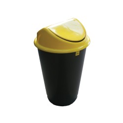 Cos Flip-Flap pentru colectare selectiva a deseurilor, 60 l, galben Cos Flip-Flap pentru colectare selectiva a deseurilor, 60 l, galben