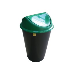 Cos Flip-Flap pentru colectare selectiva a deseurilor, 60 l, verde Cos Flip-Flap pentru colectare selectiva a deseurilor, 60 l, verde
