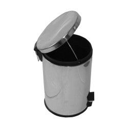 Cos de gunoi, cu pedala, inox, 20 l, argintiu Cos de gunoi, cu pedala, inox, 20 l, argintiu