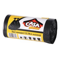 Saci menajeri Casa Plastor, 160 litri, 10 bucati/rola Saci menajeri Casa Plastor, 160 litri, 10 bucati/rola
