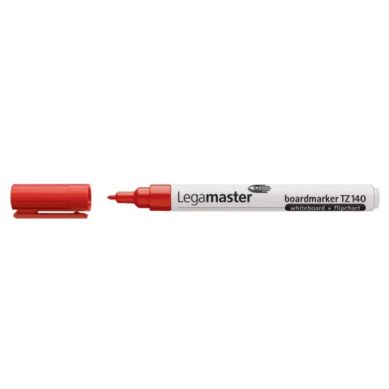 Marker pentru tabla Legamaster TZ140, varf rotund, 1 mm, 4 culori/set (negru, rosu, albastru, verde)