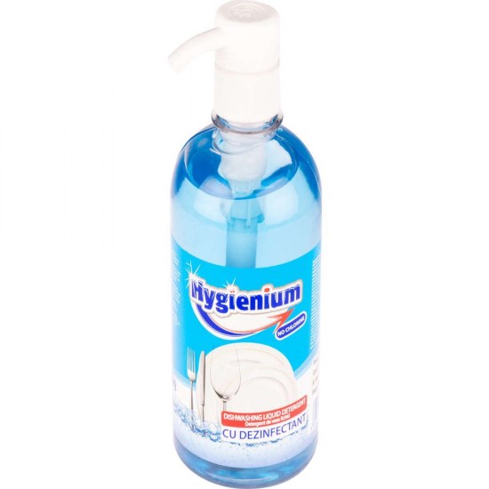 Detergent lichid vase, Hygienium, cu dezinfectant, 500ml