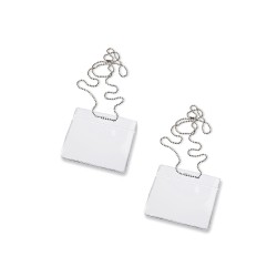 Lantisor metalic pentru ecuson, 70 cm, 10 bucati/cutie