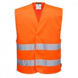 Vesta HI VIS, cu 2 benzi, portocaliu, marime L