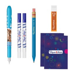 Set Papermate, stilou, 2 picuri, creion mecanic, 1.3 mm, notes A5