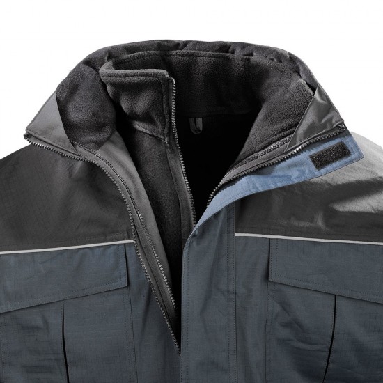 Geaca 4 in 1, Sacla, Ripstop, bleumarin/negru, marimea L