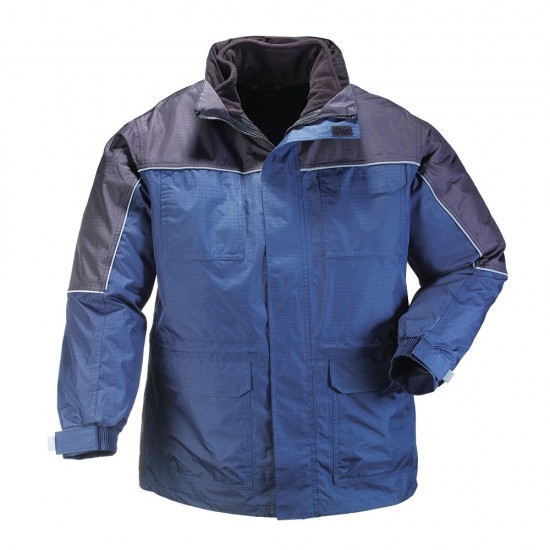 Geaca 4 in 1, Sacla, Ripstop, bleumarin/negru, marimea XL