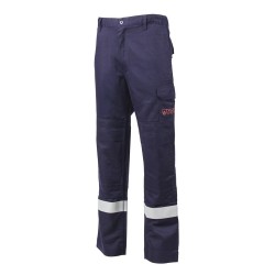 Pantaloni protectie MULTIRISK THOR XPERT, bleumarin, marimea L