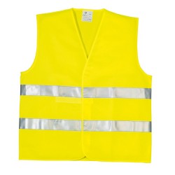 Vesta de semnalizare Sacla, galben, marimea XL