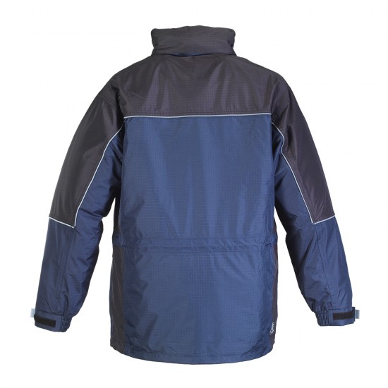 Geaca impermeabila, Sacla, Ripstop, bleumarin/negru, marimea M
