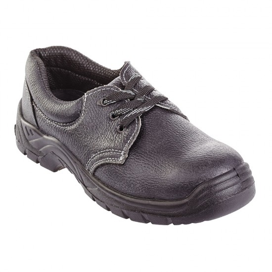 Pantofi protectie Mixite S1 SRC marime 47, din piele neagra, bombeu din otel, talpa din PU