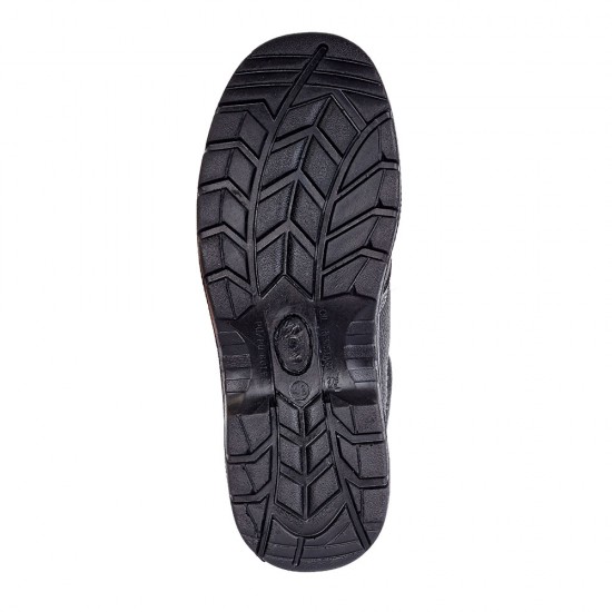 Pantofi protectie Mixite S1 SRC marime 47, din piele neagra, bombeu din otel, talpa din PU