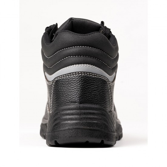 Bocanci protectie Nacrite S1P SRC marime 47, negri, bombeu din otel, rezistenti la ulei, lamela rezistenta la perforatie