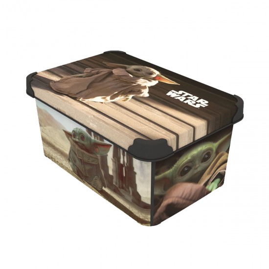 Cutie de depozitare, Star Wars Yoda, 10L, dimensiune 23x34x16 cm