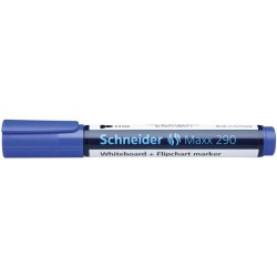 Marker pentru tabla Schneider Maxx 290, varf rotund 2-3 mm, albastru Marker pentru tabla Schneider Maxx 290, varf rotund 2-3 mm, albastru