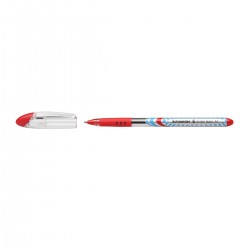 Pix cu gel Schneider Slider M, corp transparent, varf 0.4 mm, rosu Pix cu gel Schneider Slider M, corp transparent, varf 0.4 mm, rosu