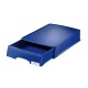 Cabinet cu sertare Leitz PLUS, 5 sertare, albastru