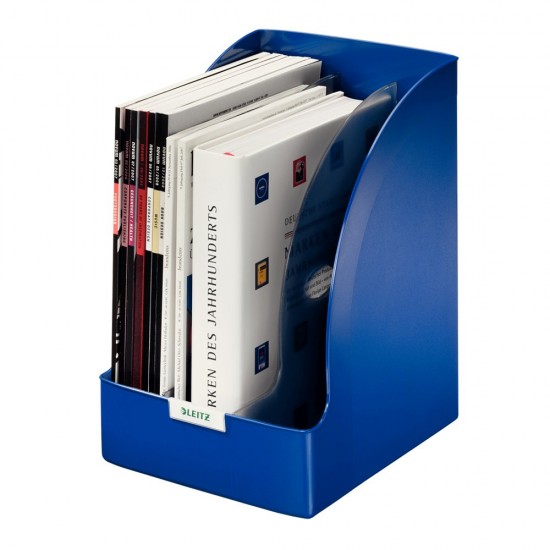 Suport Leitz PLUS Jumbo, pentru cataloage, albastru