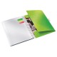 Caiet de birou Leitz WOW Be Mobile, PP, A4, cu spira, dictando, verde metalizat