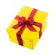 Cutie depozitare Leitz WOW Click & Store, carton laminat, medie, usor de asamblat, galben
