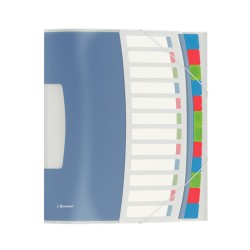 Mapa cu 12 separatoare, design VIVIDA, diverse culori