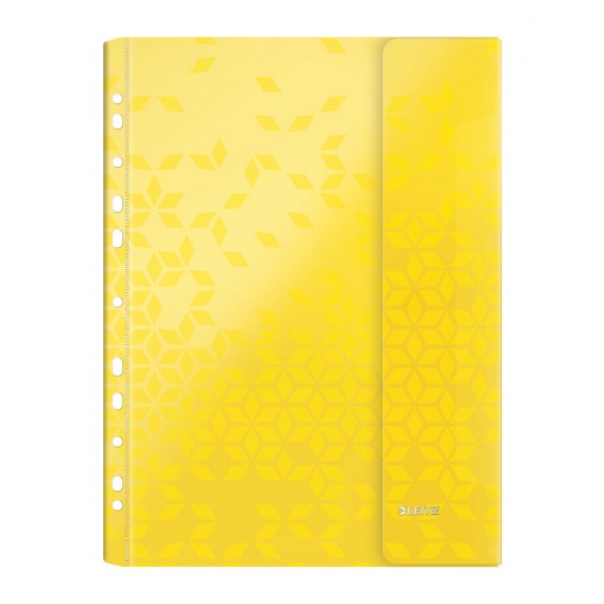 Folie de protectie color Leitz WOW, cu arici, diverse culori