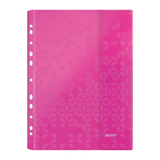 Folie de protectie color Leitz WOW, cu arici, diverse culori