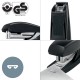 Capsator plastic Leitz Recycle, MINI NeXXt Series, 10 coli, 100 capse, P2, partial reciclat, negru