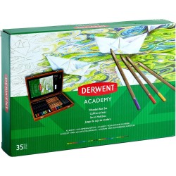 Set pentru desen DERWENT Academy, 35 piese Set pentru desen DERWENT Academy, 35 piese
