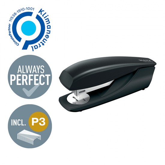 Capsator plastic Leitz Recycle NeXXt Series, 30 coli, 200 capse P3 incluse, negru