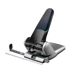 Perforator metalic Leitz 5180 de mare capacitate, 65 coli, negru