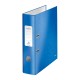 Biblioraft Leitz 180° WOW, carton laminat, A4, 80 mm, albastru