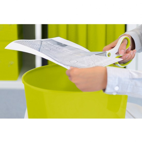 Foarfece pentru birou Leitz WOW Titanium, 20.5 cm, verde