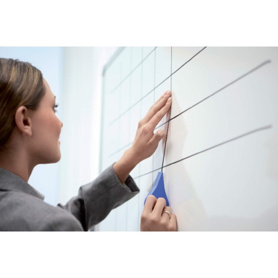 Banda NOBO, auto-adeziva, pentru liniere table, 3 mm, 10 M, negru