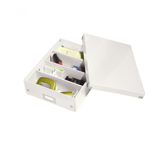 Cutie Leitz Organizer Click and Store medie, alb