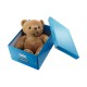 Cutie depozitare Leitz WOW Click & Store, carton laminat, medie, albastru
