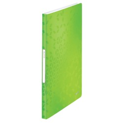 Mapa de prezentare Leitz WOW, coperta moale, PP, A4, 40 de folii, verde