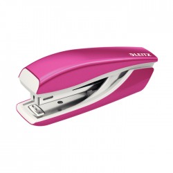 Capsator metalic Leitz WOW 5528 MINI NeXXt Series, 10 coli, 1000 capse P2 incluse, roz