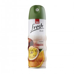 Odorizant camera Fresh Duo, fructul pasiunii, 300 ml Odorizant camera Fresh Duo, fructul pasiunii, 300 ml