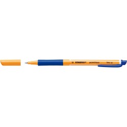 Roller cu gel, Stabilo, Point Visco, 0.5 mm, plastic, albastru