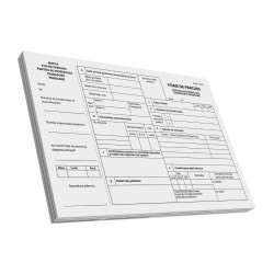 Foaie parcurs transport persoane, A4,100 file, fata-verso, 3 bucati/set