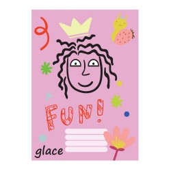 Hartie glace lucioasa, 10 culori/set