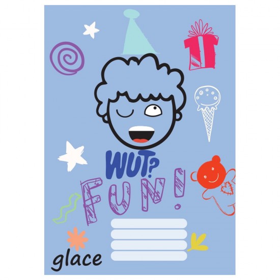 Hartie glace lucioasa, 10 culori/set