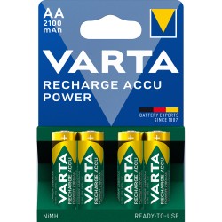 Acumulatori Varta Power, HR6, AA, 2100 mAh, 4 bucati/set Acumulatori Varta Power, HR6, AA, 2100 mAh, 4 bucati/set