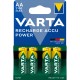 Acumulatori Varta Power, HR6, AA, 2100 mAh, 4 bucati/set