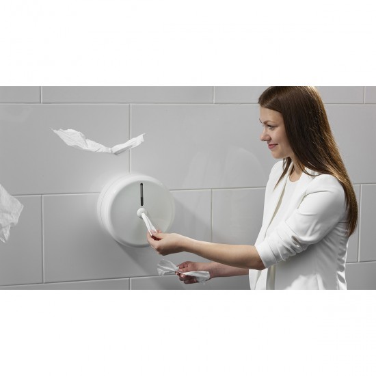 Rezerva hartie igienica derulare centrala Wepa Comfort, 2 straturi, 180 m/rola, 12 role/bax