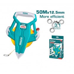 "total - Ruleta 50m X 12,5mm - Eficienta 3:1 - Fibra Sticla