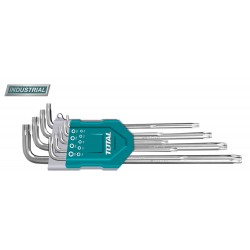 Total - Set 9 Chei Imbus Torx - T10-t50 - Cr-v/ Brat Lung (industrial)