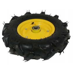 Roata Roaba - Tt - Ax 20mm - Rulment - Crampoane - 4.00-8 4pr